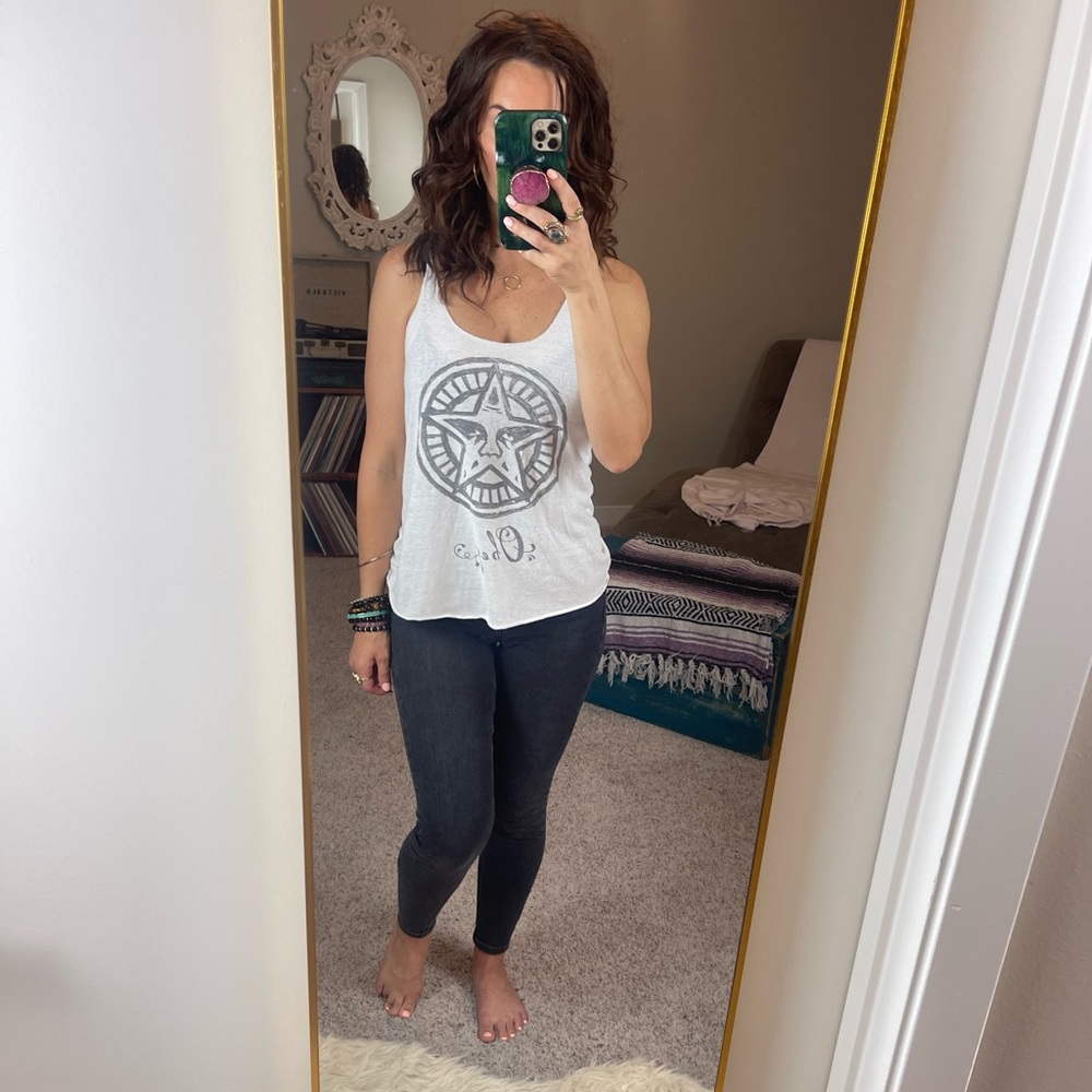 OBEY • Racerback Tank • White • M - Picture 8 of 11